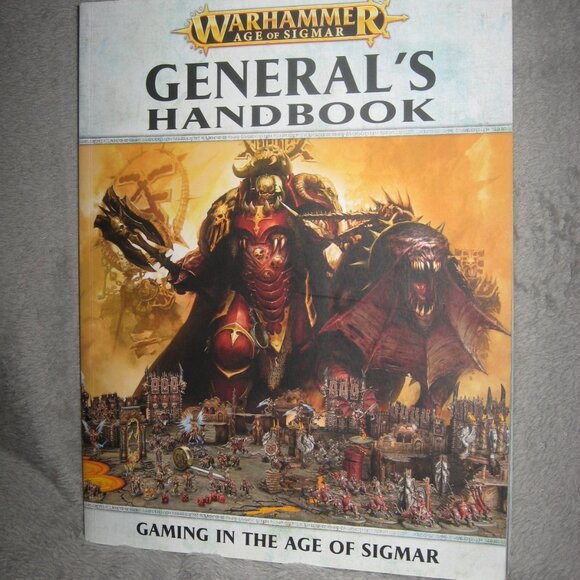 Warhammer Softcover Book 40,000 40K Age of Sigmar General's Handbook 2409A6 - Picture 1 of 9